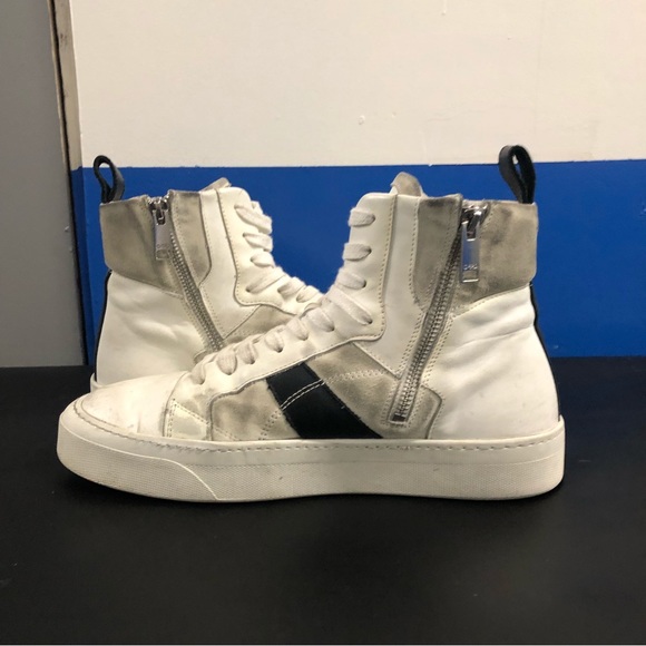 OTD On This Day men’s High Top Zip combat boot sneakers 8.5 - Picture 5 of 10